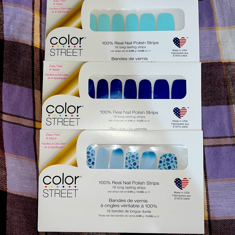 Color street nail strips 3 sets